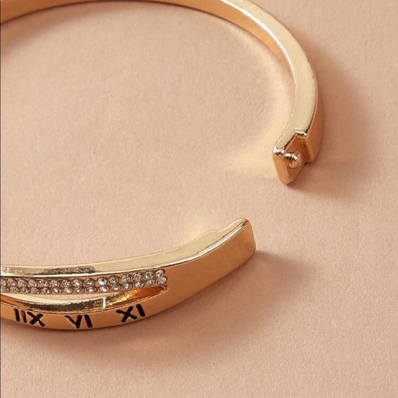 Golden Numeral Bangle - Picture 2 of 2